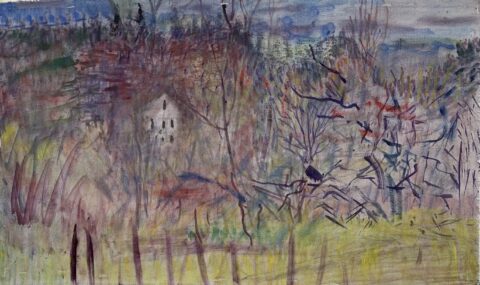 2022 oil on canvas 15 x 25 inches
