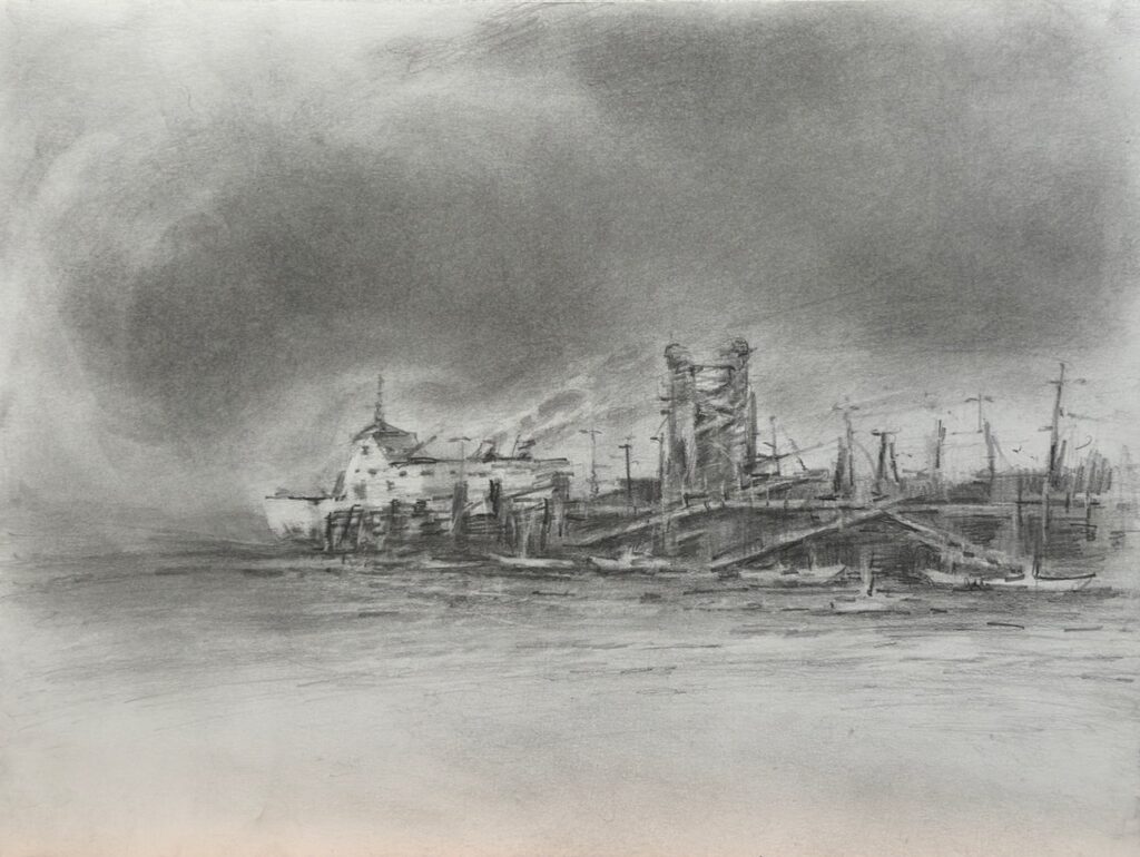 2022 graphite 5 1/8 x 8 1/2 inches