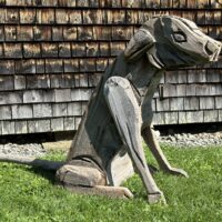 1970s wood 36 1/2 x 54 x 19 1/2 inches - Loan from the Langlais Art Preserve, Cushing, Maine, protected by Georges River Land Trust. Gift of John and Jopanne Payson, 2015.