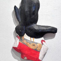 2009 shaped fresco 19 x 13 x 2 inches