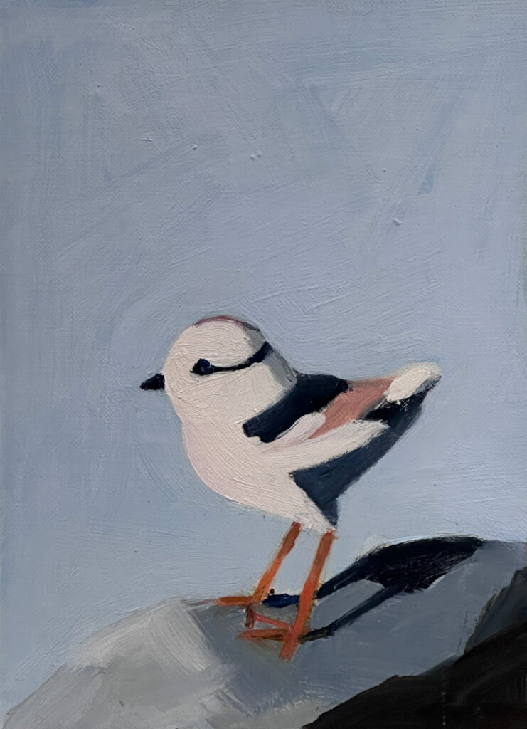 2020 oil on aluminum 7 x 5 inches