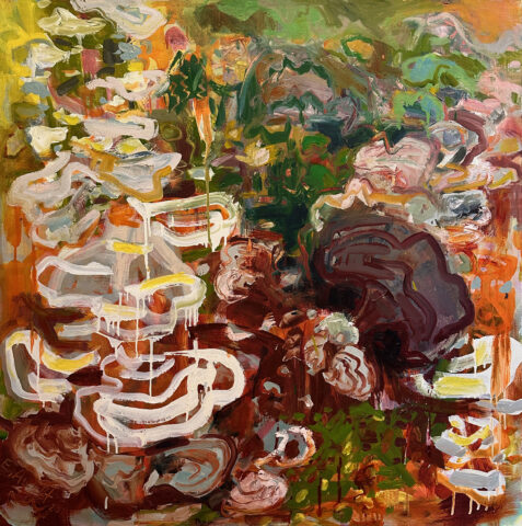 2011 oil on canvas 36 x 36 inches