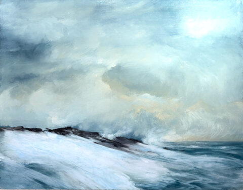 2008 oil on rag on canvas 29 x 37 inches