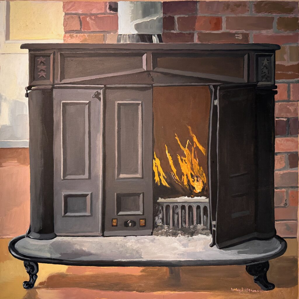 1971 acrylic on canvas 33 x 33 inches