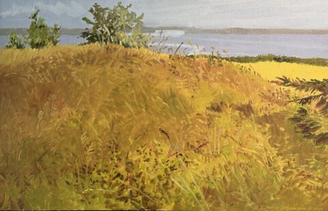 ND. oil on canvas 18 x 28 inches