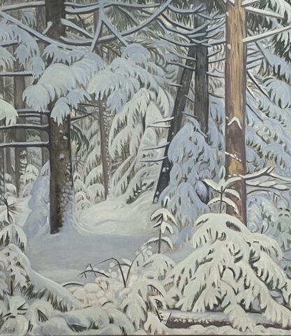 2024 oil on canvas 33 x 29 inches