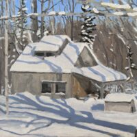 1980 oil on canvas 12 x 14 inches