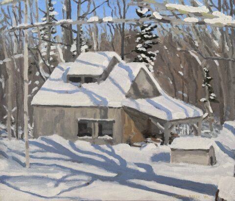 1980 oil on canvas 12 x 14 inches