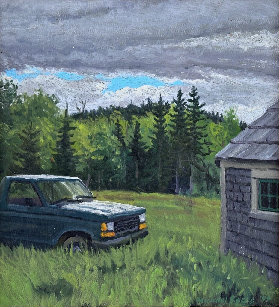 1999 oil on canvas 12 x 11 inches