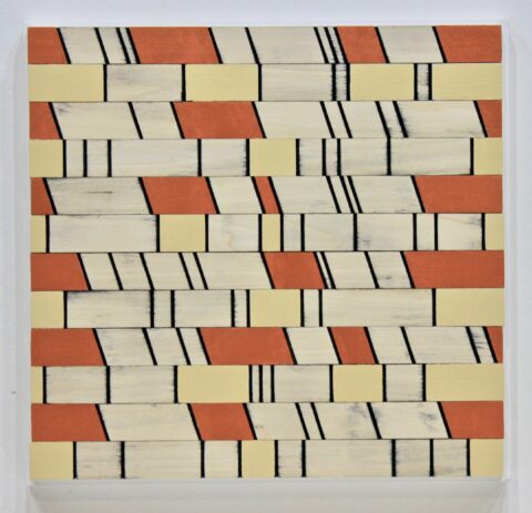 2021. acrylic on wood 16 x 16 x 1 1/2 inches