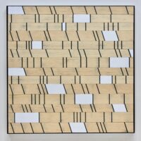2021 acrylic on wood 21 1/2 x21 1/2 x 1 1/4 inches