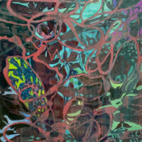 2023 acrylic on paper 12 3/4 x 8 inches