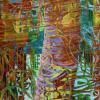 2023 acrylic on paper 12 3/4 x 8 inches