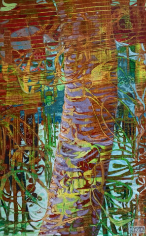 2023 acrylic on paper 12 3/4 x 8 inches