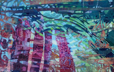 2022 acrylic on paper 9 x 14 inches