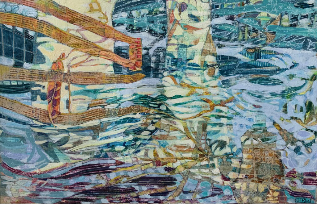 2023 acrylic on paper 9 x 14 inches