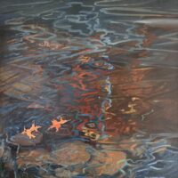 1987 oil on canvas 40 x 40 inches