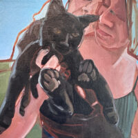 n.d. oil on canvas 18 x 18 inches (sold)