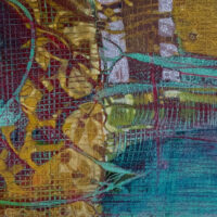 2023 acrylic on paper 7 x 13 inches