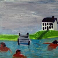 2024 acrylic on canvas 16 x 24 inches