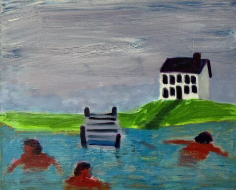 2024 acrylic on canvas 16 x 24 inches