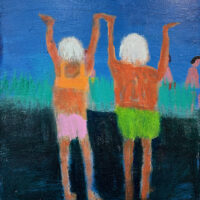 2023 acrylic on canvas 24 x 31 inches