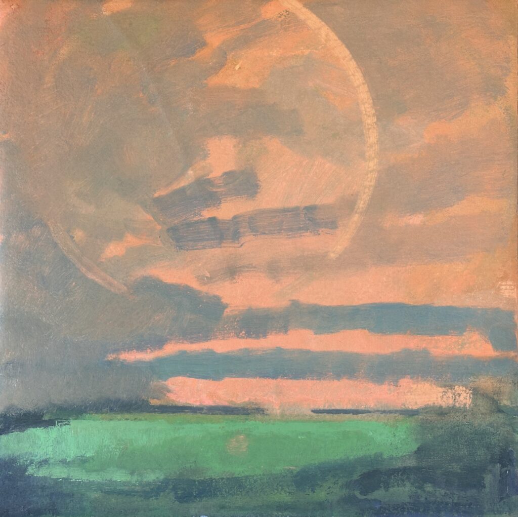 2024 oil on canvas 15 x 15 inches