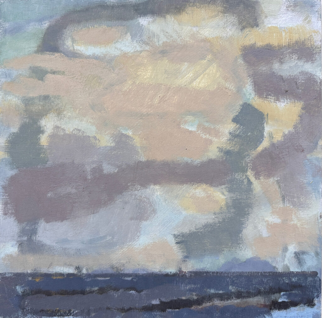 2024 oil on panel 12 x 12 inches