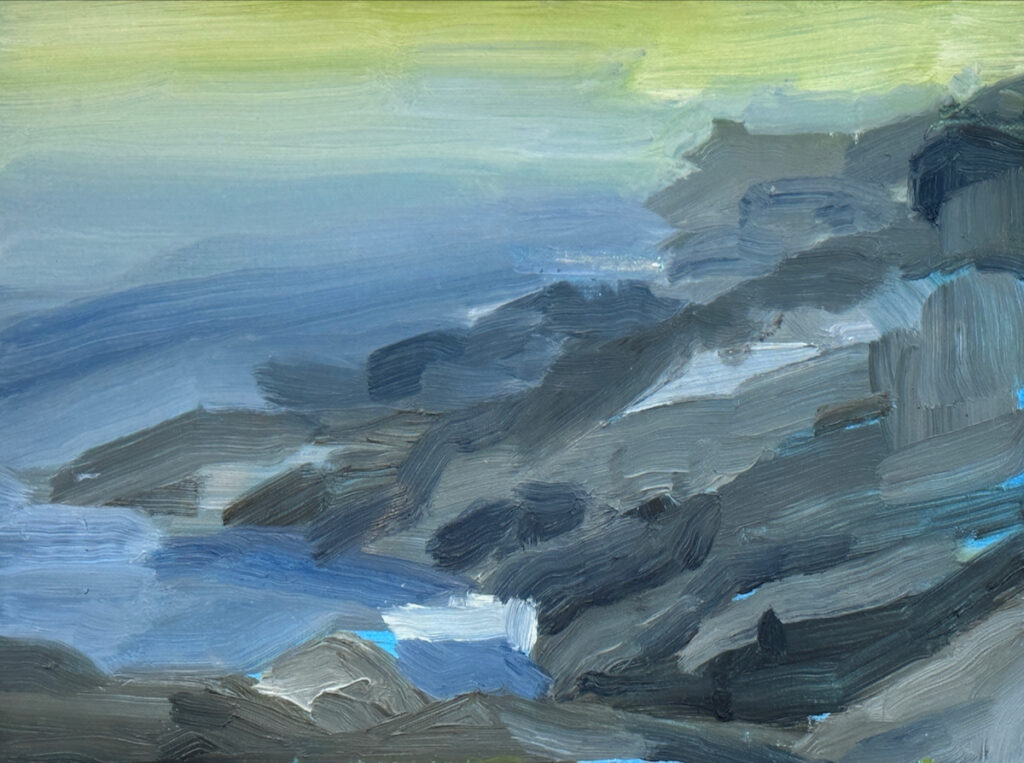 2023 oil ops linen panel 6 x 8 inches