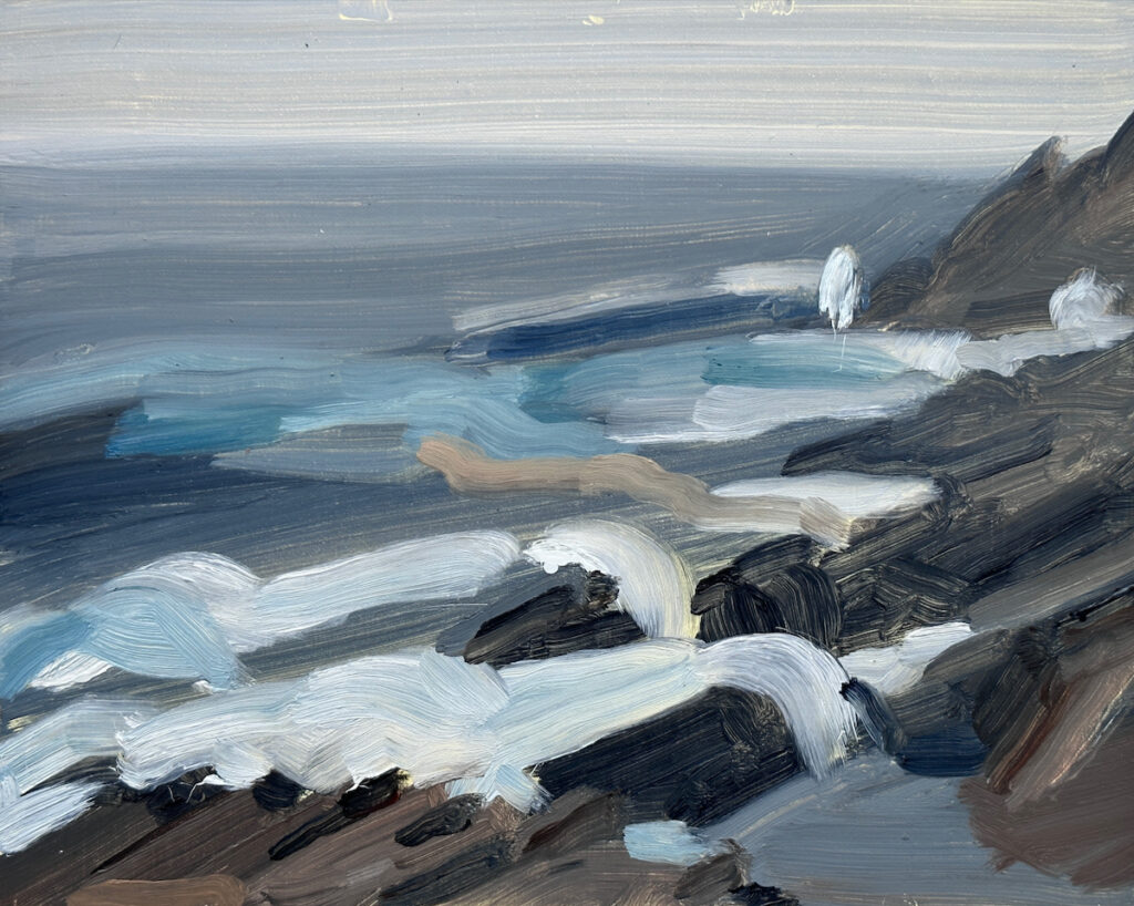 2023 oil on linen panel 8 x 10 inches