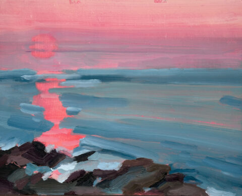 2023 oil on linen panel 8 x 10 inches