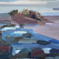 2023 oil on line panel 6 x 8 inches