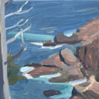 2023 oil on linen panel 10 x 8 inches