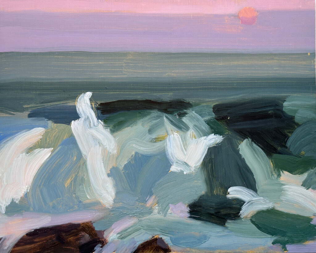 2023 oil on linen panel 8 x 10 inches