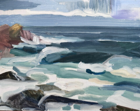 2023 oil on linen panel 11 x 14 inches