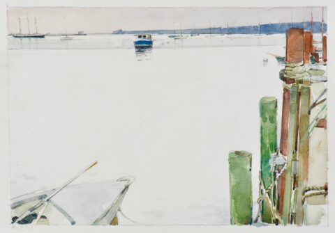 2023 watercolor 9 x 13 1/4 inches