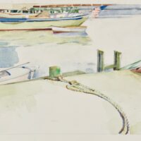 2023 watercolor 9 x 13 1/4 inches