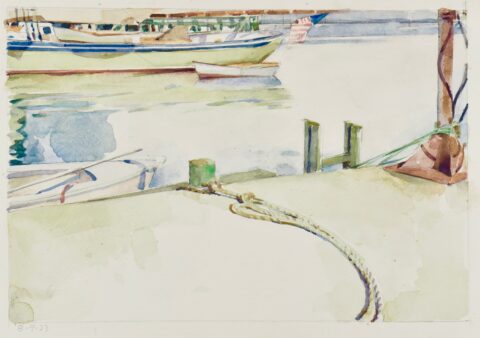 2023 watercolor 9 x 13 1/4 inches