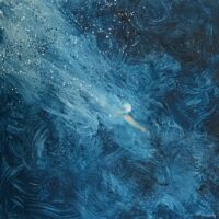2023 oil on panel 14 x 14 inches