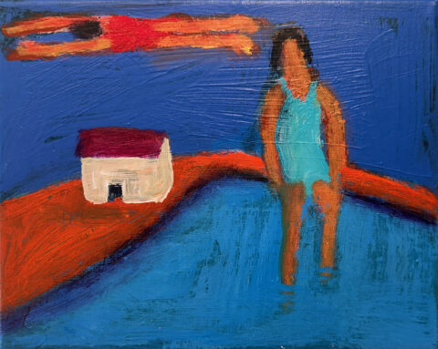 2024 acrylic on canvas 8 x 10 inches