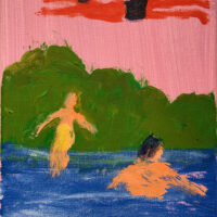 2024 acrylic on canvas 10 x 8 inches