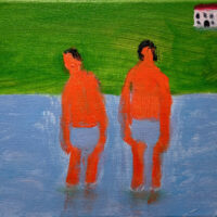 2024 acrylic on canvas 8 x 10 inches
