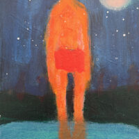 2024 acrylic on canvas 10 x 8 inches