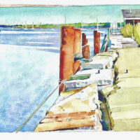 watercolor 2023 9 3/4 x 14 inches