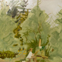1985 oil on panel 10 x 12 inches