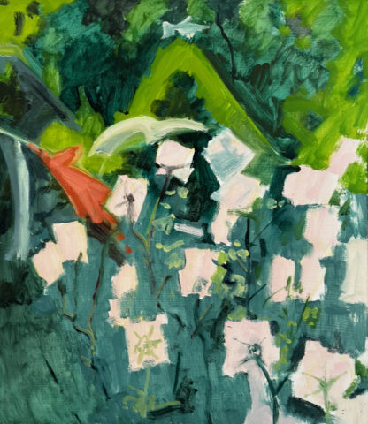 1983 oil on panel 15 3/4 x 13 inches