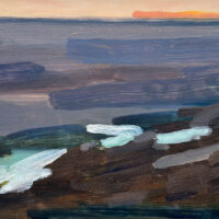 2023 oil on linen panel 6 x8 inches
