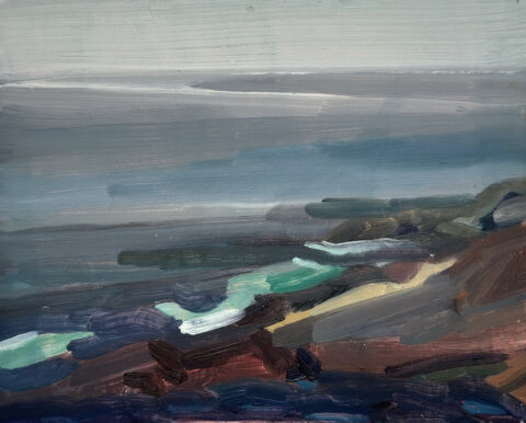 2023 oil on linen panel 8 x 10 inches