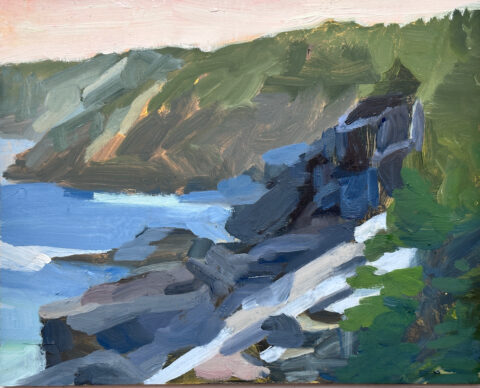 2023 oil on linen panel 8 x 10 inches