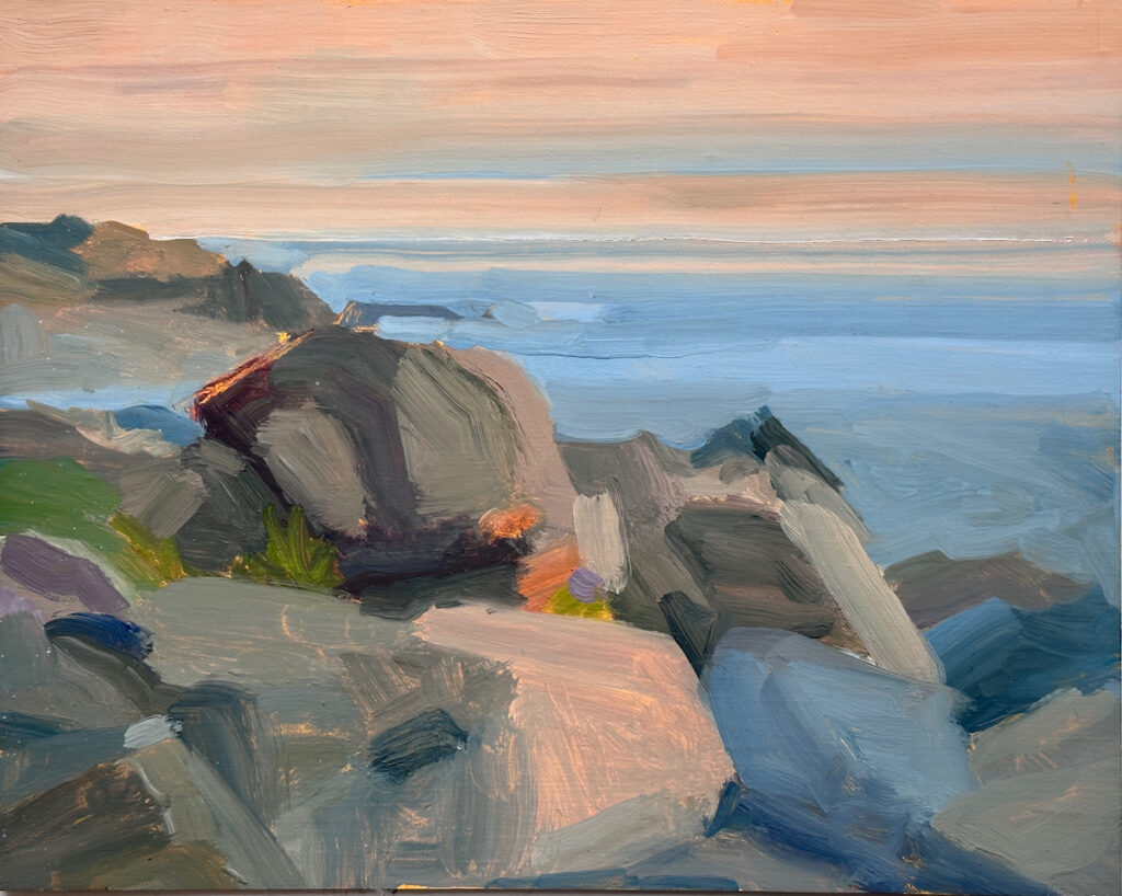 2023 oil on linen panel 8 x 10 inches